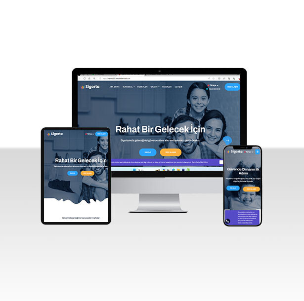 Sigorta Firma Sitesi Paketi - Yaprak