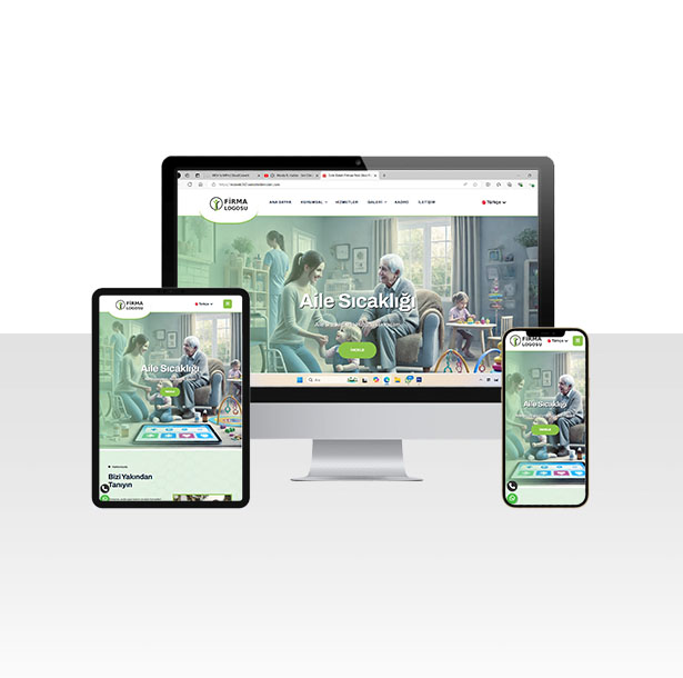 Evde Bakım Hizmetleri Web Sitesi Paketi - Yaşam