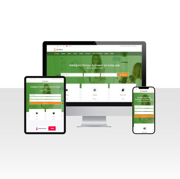 Firma ve Sektör Rehberi Web Sitesi Paketi - Çimen