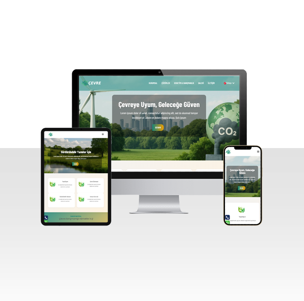 Çevre ve İklim Danışmanlığı Web Sitesi Paketi - Karbon