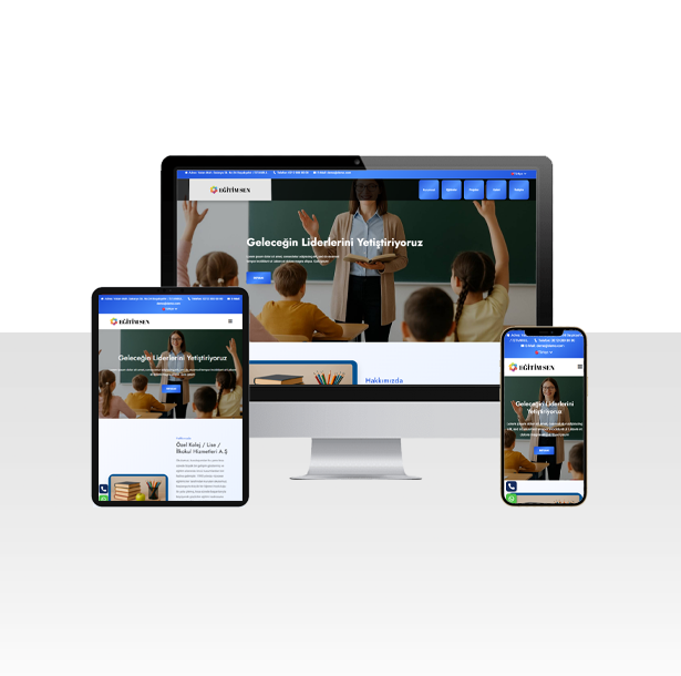 Eğitim Sektörü İçin Hazır Web Sitesi Paketi - Balıkesir