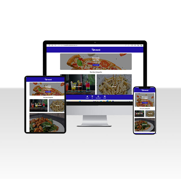 Hazır QR Menü Web Sitesi Paketi - QR RES